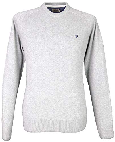Farah Herren Stern Crew Sweatshirt, grau, XL von Farah