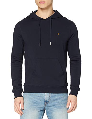 Farah Herren Zain Kapuzenpullover, Blue, Large von Farah