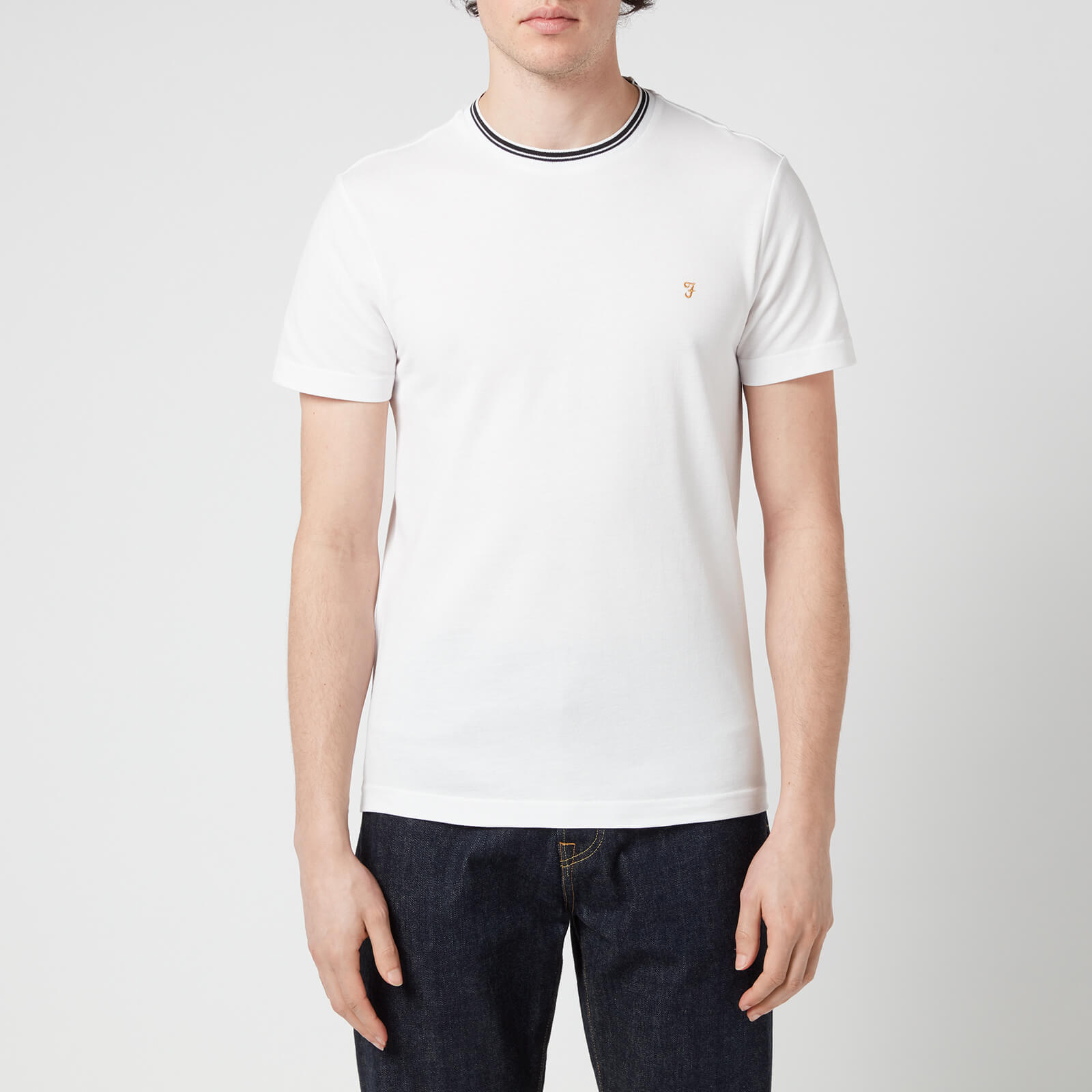 Farah Men's Meadows T-Shirt - White - L von Farah