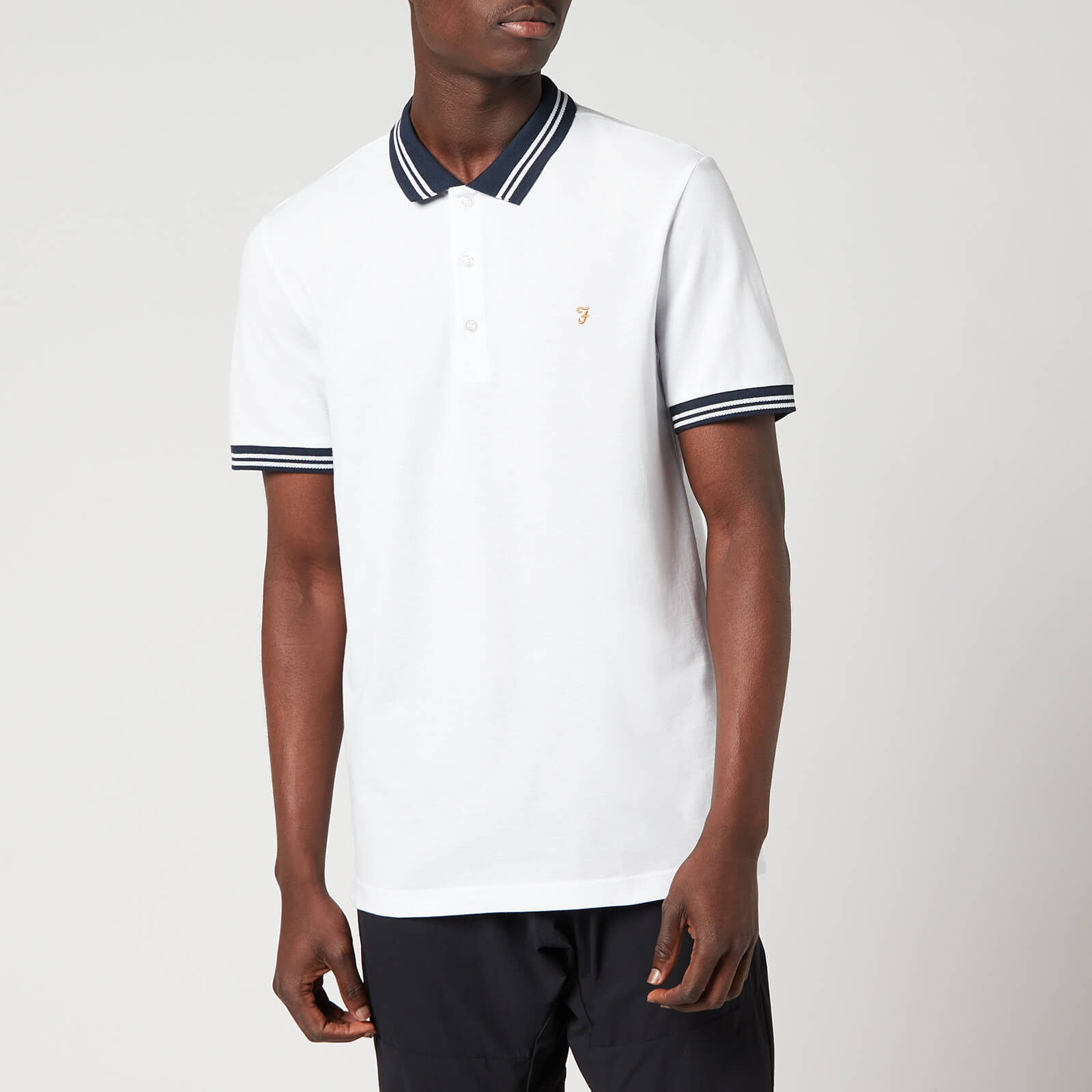 Farah Men's Stanton Polo Shirt - White - L von Farah