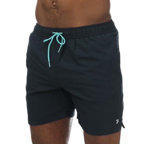 Farah Owen Badehose für Herren, einfarbig, Blau, navy, M von Farah