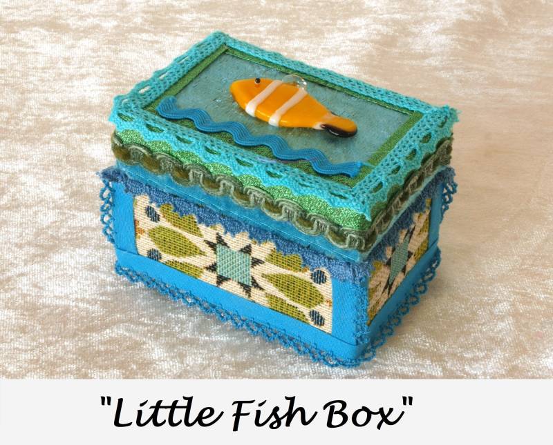 Schmuckbox Maritim Unikat Holz Schmuckkästchen Blau Mit Fisch Kleine Ringbox Schmuckbox Maritim Unikat Holz Schmuckkästchen Blau Mit Fisch Kleine Ringbox von Farbcomfort
