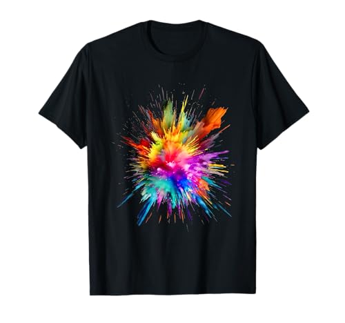 Color Splash für Männer und Frauen T-Shirt Color Splash für Männer und Frauen T-Shirt von Farbe Farbklecks Malen Geschenk