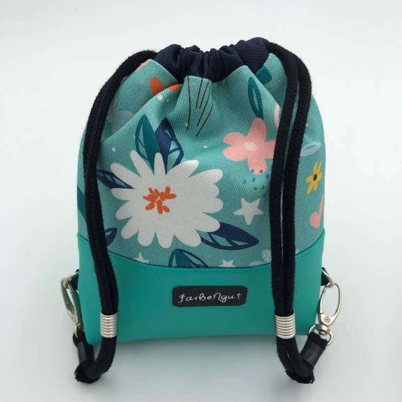 Florale Damen Kosmetiktasche Im Flower-Power Style | Version 3 von FarbeNgut