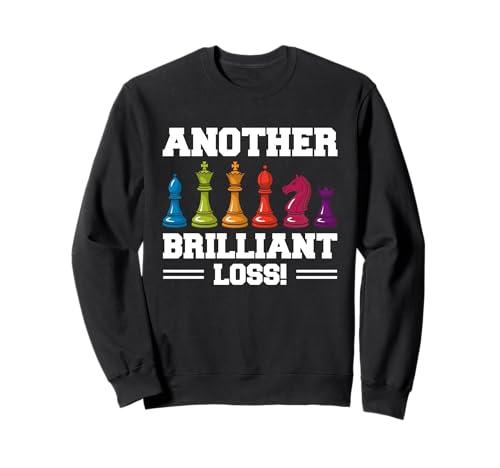 Spiele Schach Lustiges Schachbrett Männer Frauen Denksport Sweatshirt von Farbenfrohe Schachfiguren Apparel