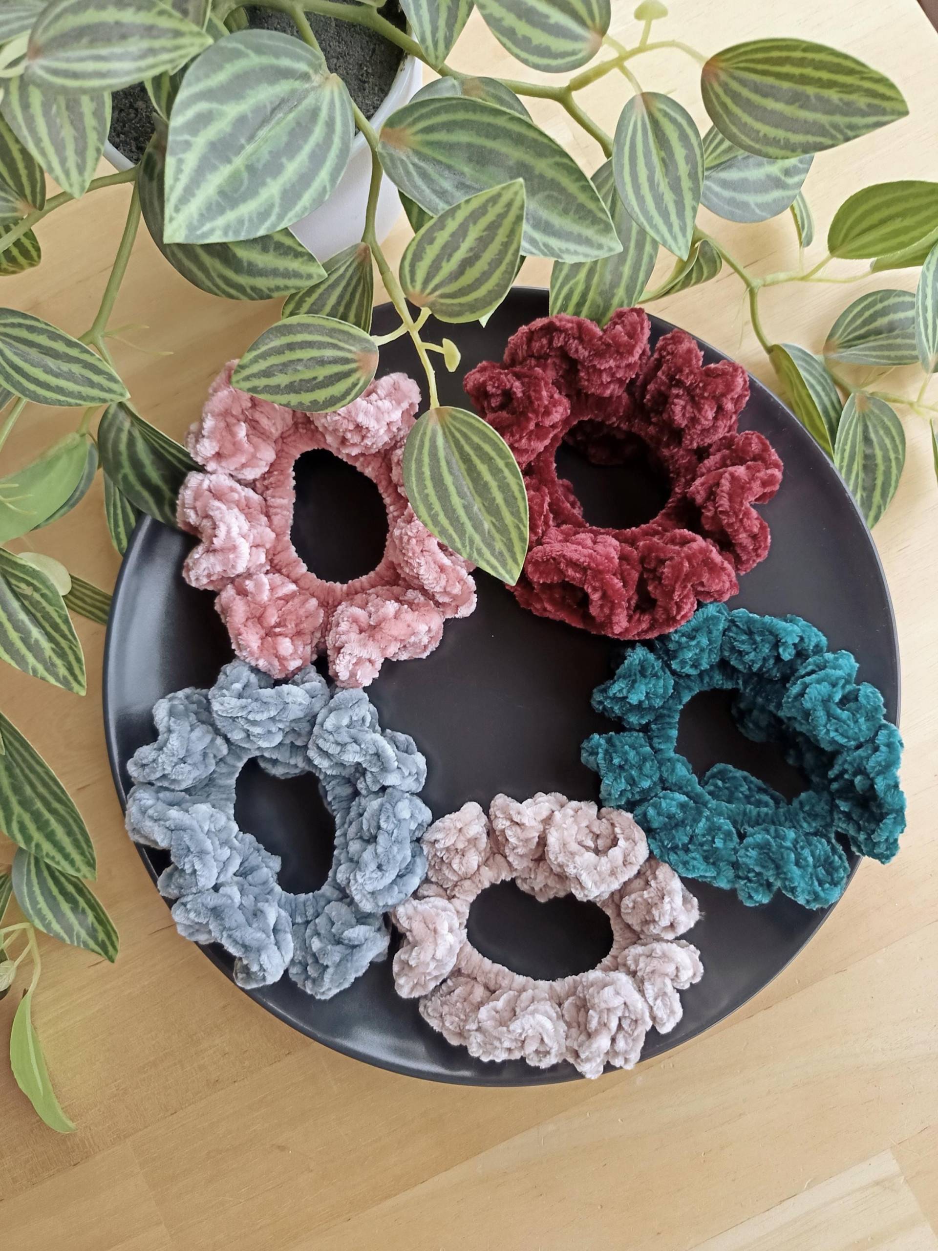 Scrunchie Gehäkelt von FarbenfuchsDesigns
