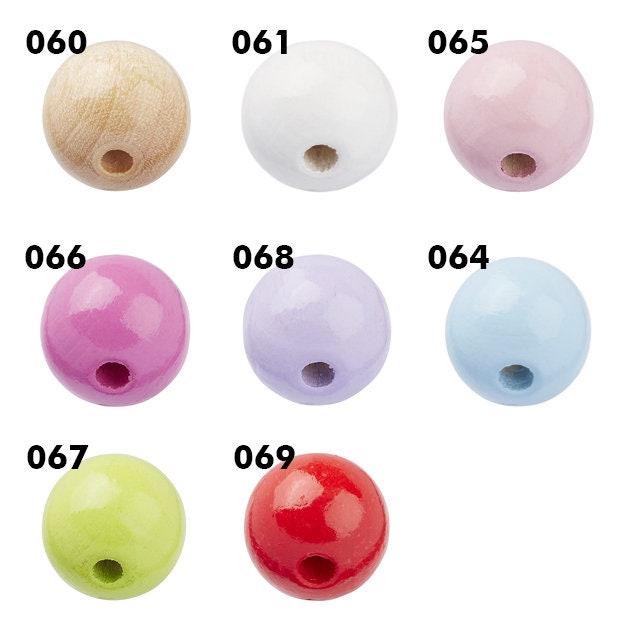 Holz-Sicherheitsperle, 12mm, 4 St., Verschiedene Farben | Schweiß - Und Speichelfest Holz-Sicherheitsperle, 12mm, 4 St., Verschiedene Farben | Schweiß - Und Speichelfest von FarbenspielSchmuckJG