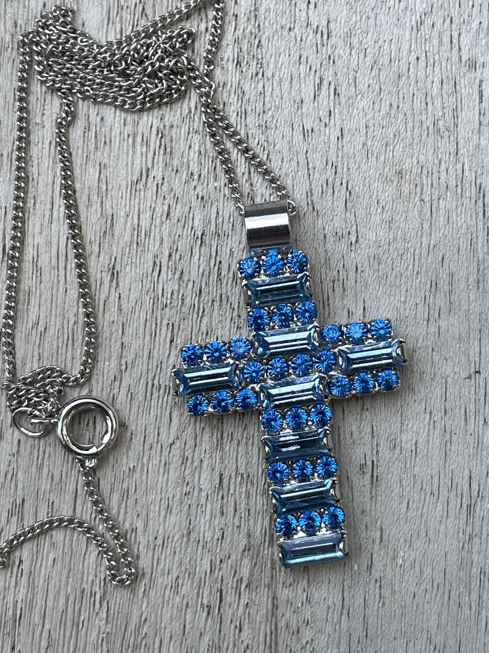 strass, Kreuz, Kette, Anhänger strass, Kreuz, Kette, Anhänger von FarbenspielSchmuckJG