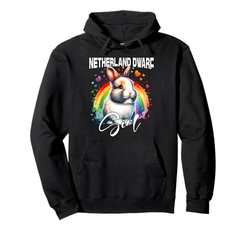 Netherland Dwarf Mädchen Farbenzwerge Kaninchen Pullover Hoodie Netherland Dwarf Mädchen Farbenzwerge Kaninchen Pullover Hoodie von Farbenzwerge Kaninchen Designs Damen