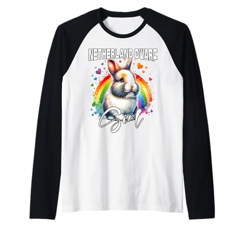 Netherland Dwarf Mädchen Farbenzwerge Kaninchen Raglan von Farbenzwerge Kaninchen Designs Damen