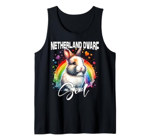 Netherland Dwarf Mädchen Farbenzwerge Kaninchen Tank Top Netherland Dwarf Mädchen Farbenzwerge Kaninchen Tank Top von Farbenzwerge Kaninchen Designs Damen