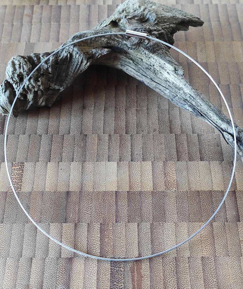 Halsreif Aus Edelstahl Mit Magnetverschluss, Kette , Halskette von FarbrauschOL