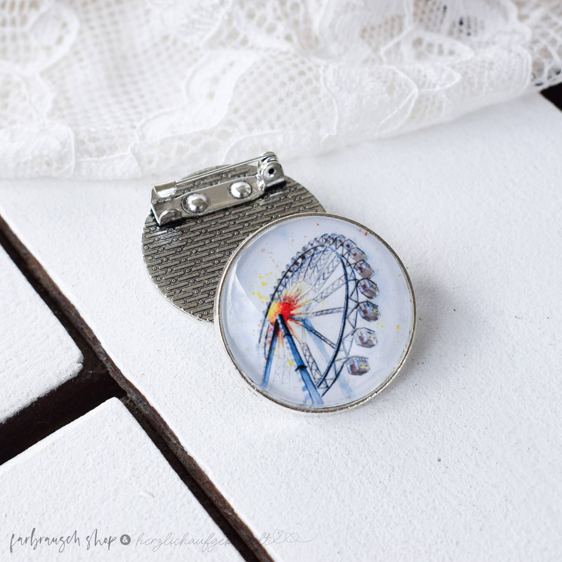Anstecker | „Riesenrad" von FarbrauschShop