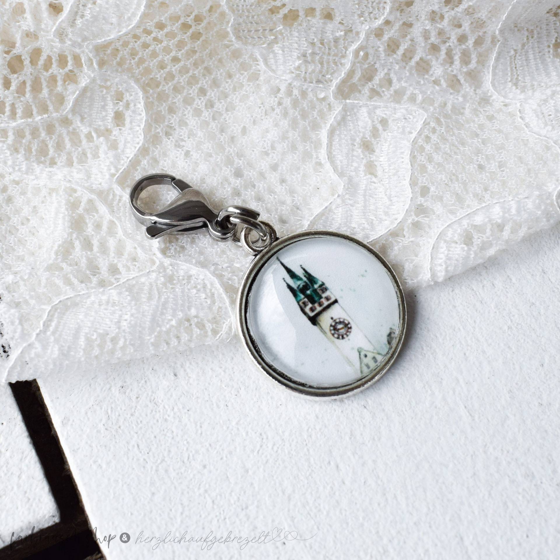 Charm-Anhänger | „Stadtturm Straubing" von FarbrauschShop