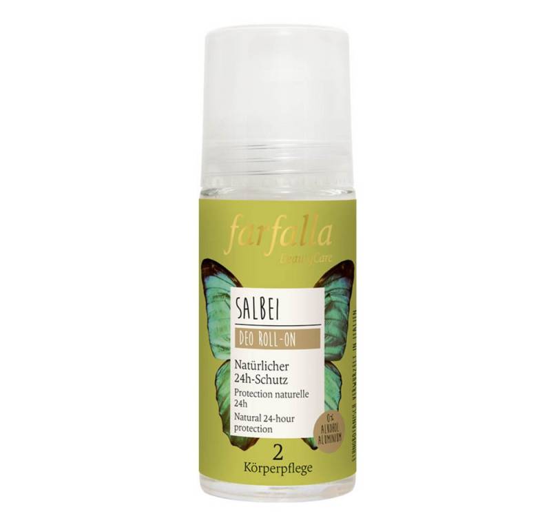 Farfalla Essentials AG Deo-Roller Salbei - Kräuterfrischer Deo Roll-On 50ml von Farfalla Essentials AG