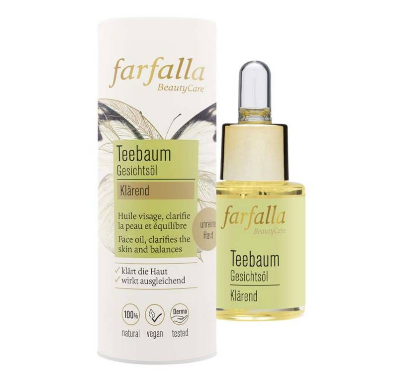 Farfalla Essentials AG Gesichtsöl Teebaum - Gesichtsöl klärend 15ml von Farfalla Essentials AG