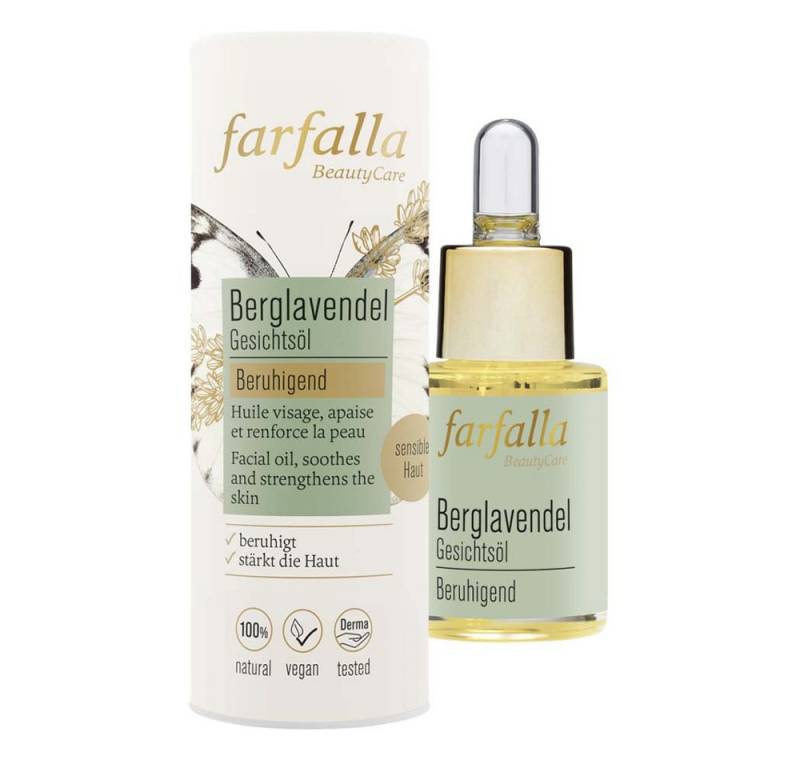 Farfalla Essentials AG Gesichtsöl Berglavendel - Hautberuhigendes Gesichtsöl 15ml von Farfalla Essentials AG