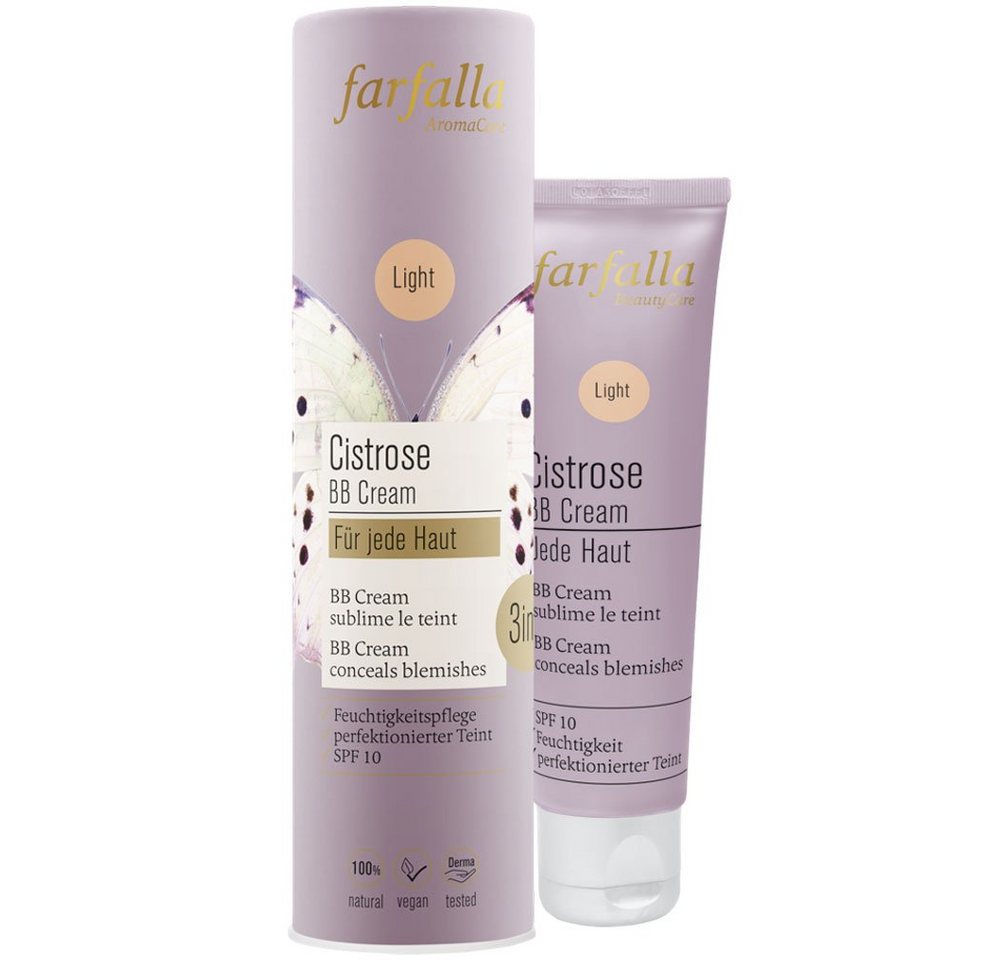 Farfalla Essentials AG Gesichtspflege Cistrose Für jede Haut BB Cream light, 30 ml von Farfalla Essentials AG