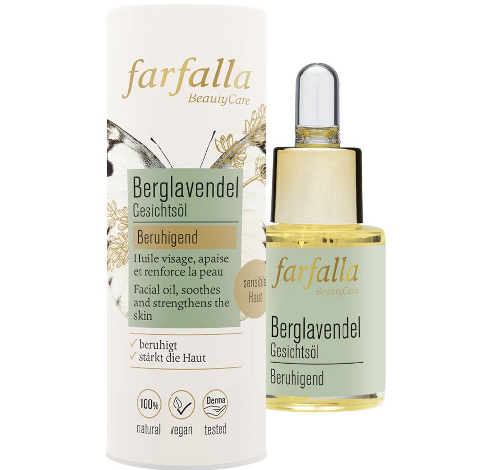 Farfalla Essentials AG Gesichtspflege Gesichtsöl Berglavendel beruhigend, 15 ml von Farfalla Essentials AG