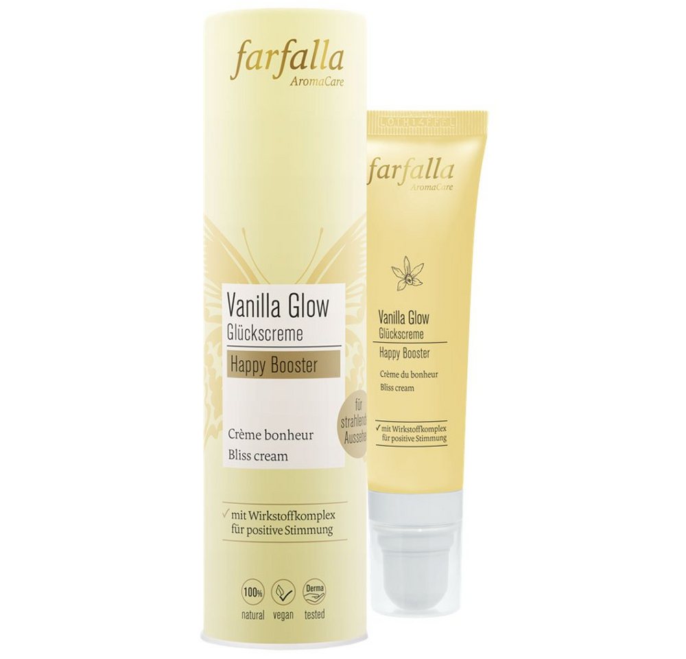Farfalla Essentials AG Gesichtspflege Vanilla Glow Glückscreme Happy Booster, 30 ml von Farfalla Essentials AG