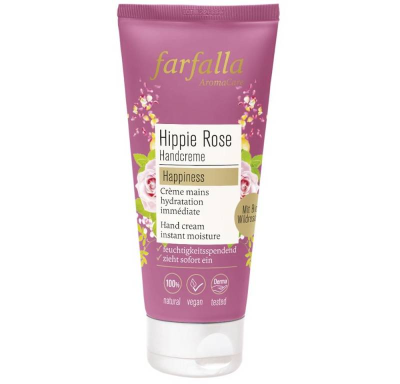 Farfalla Essentials AG Handcreme Hippie rose Happiness, 50 ml von Farfalla Essentials AG
