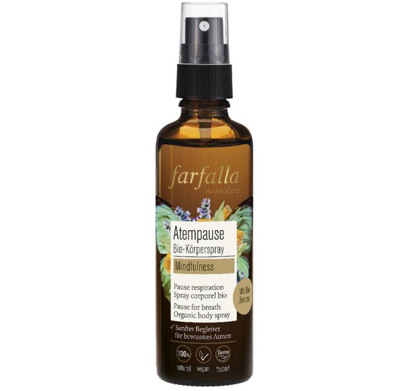 Farfalla Essentials AG Körperspray Mindfulness Atempause Bio-, 75 ml von Farfalla Essentials AG
