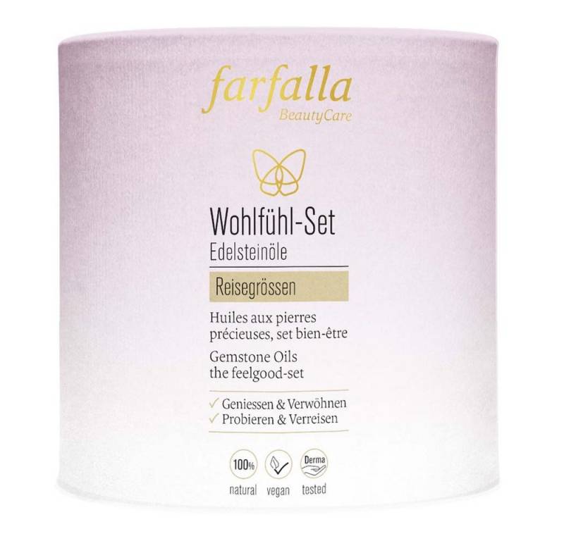 Farfalla Essentials AG Pflege-Geschenkset Edelsteinöle - Wohlfühl-Set 7x10ml von Farfalla Essentials AG
