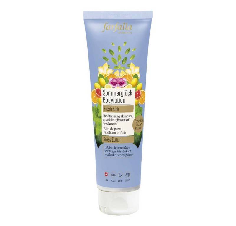 Farfalla Duschgel Fresh Kick - Sommerglück Bodylotion 150ml von Farfalla