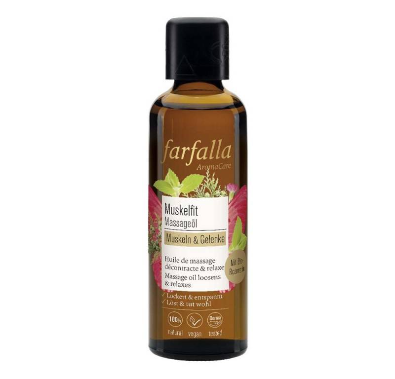 Farfalla Körperöl Muskeln & Gelenke - Muskelfit Massageöl 75ml von Farfalla