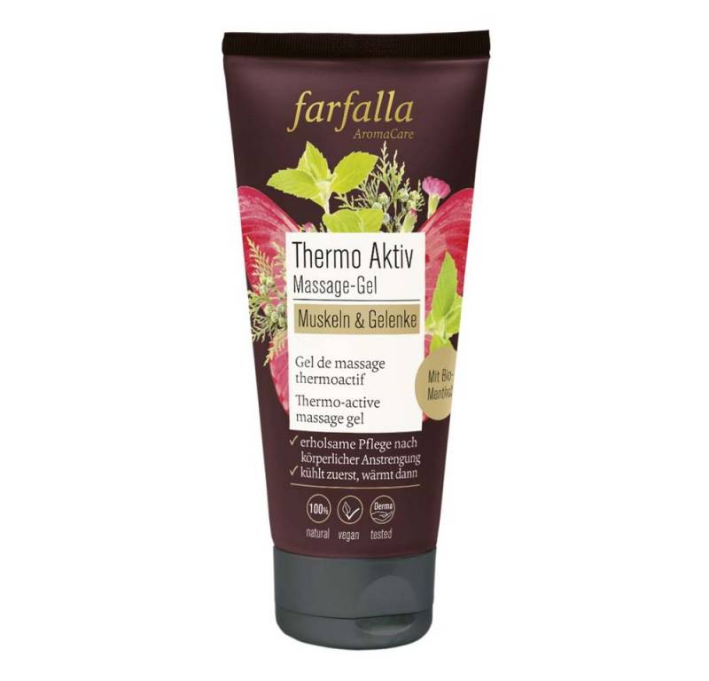 Farfalla Körperöl Muskeln & Gelenke - Thermo Aktiv Massage-Gel 100ml von Farfalla