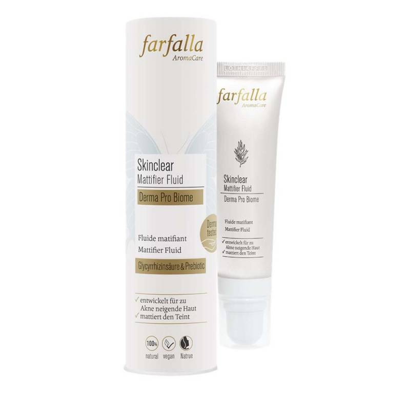 Farfalla Nachtcreme Skinclear, Derma Pro Biome - Mattifier Fluid 30ml von Farfalla