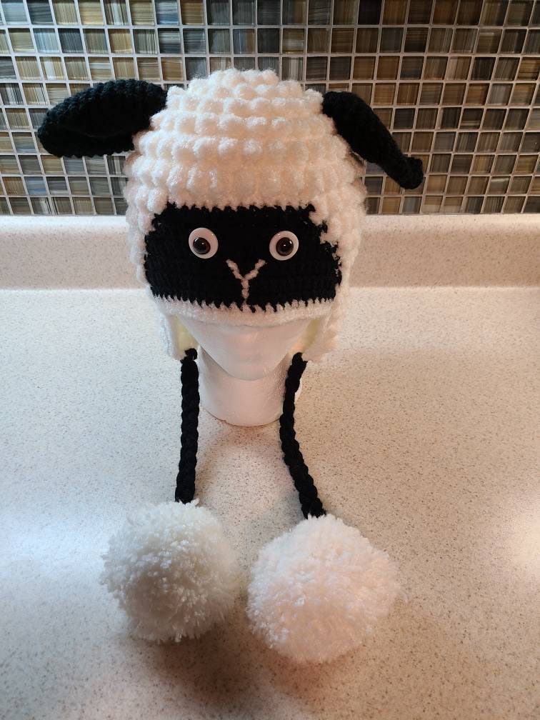 Gehäkelte Schaf-Hut Gehäkelte Schaf-Hut von Farghersfancies