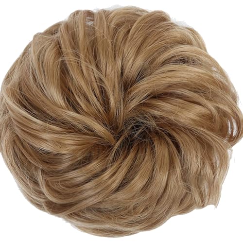 Faringoto 1 x unordentliches Haarknoten-Haarteil, groß, für Damen, Haargummis, Echthaar (103) von Faringoto