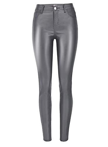 Faringoto Damen Pu Kunstleder Hose Slim Leggings Vielzahl von Stilen mit Taschen, 389, L Faringoto Damen Pu Kunstleder Hose Slim Leggings Vielzahl von Stilen mit Taschen, 389, L von Faringoto
