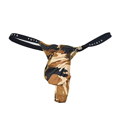 Faringoto Herren Camoufalge Tanga Unterwäsche Herren Slim G String Bikini von Faringoto