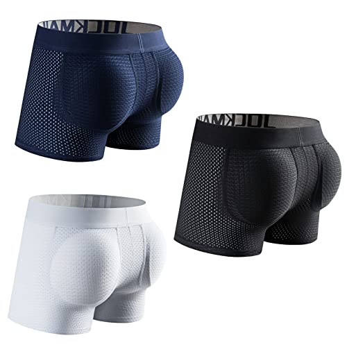 Faringoto Herren Gepolsterte Unterwäsche Mesh Boxer Buttoceks Lifter Enlarge Butt Push Up Pad Unterhose, 3 Farben, M Faringoto Herren Gepolsterte Unterwäsche Mesh Boxer Buttoceks Lifter Enlarge Butt Push Up Pad Unterhose, 3 Farben, M von Faringoto