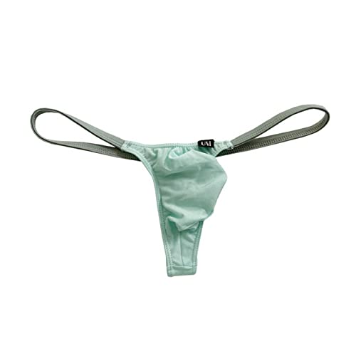 Faringoto Herren Low Rise Thong Modal U Convex Stretch Bikini Slip, himmelblau, M von Faringoto