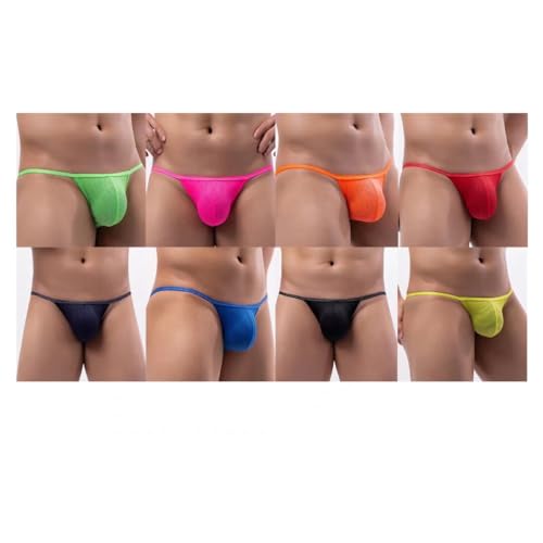 Faringoto Herren Mesh G-Strings Slips Unterwäsche Niedrige Taille Sissy T-Rücken Tanga Dessous Unterhose Panties, 8 Farben, X-Large Faringoto Herren Mesh G-Strings Slips Unterwäsche Niedrige Taille Sissy T-Rücken Tanga Dessous Unterhose Panties, 8 Farben, X-Large von Faringoto