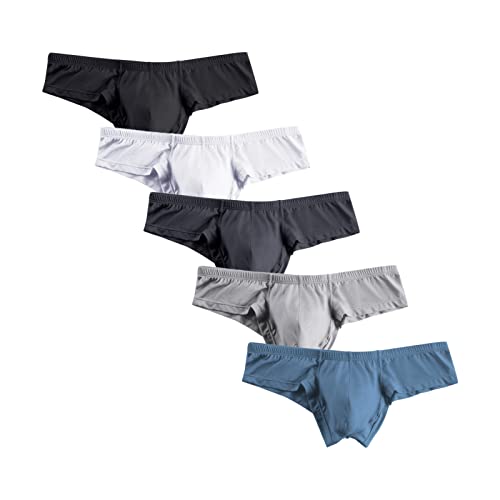 Faringoto Herren Slip Bikini U Konvex Half Hip Briefs Low Rise Modal Shorts, 5 Paar01, Large Faringoto Herren Slip Bikini U Konvex Half Hip Briefs Low Rise Modal Shorts, 5 Paar01, Large von Faringoto