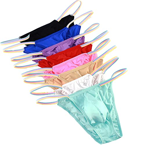 Faringoto Herren Slip Unterwäsche Herren Slip Unterhose Modal bequem, 8 Farben, L von Faringoto