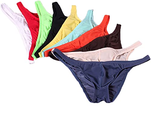 Faringoto Herren-Unterwäsche, einfarbig, ultradünn, Eisseide, spurlos, niedrige Taille, glatt, 10 Farben, 36 Faringoto Herren-Unterwäsche, einfarbig, ultradünn, Eisseide, spurlos, niedrige Taille, glatt, 10 Farben, 36 von Faringoto