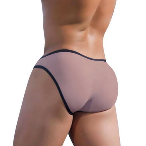 Faringoto Herren Unterwäsche Dünn Modal U Konvex Slip Erfrischend Atmungsaktiv Panties, rose, XL von Faringoto