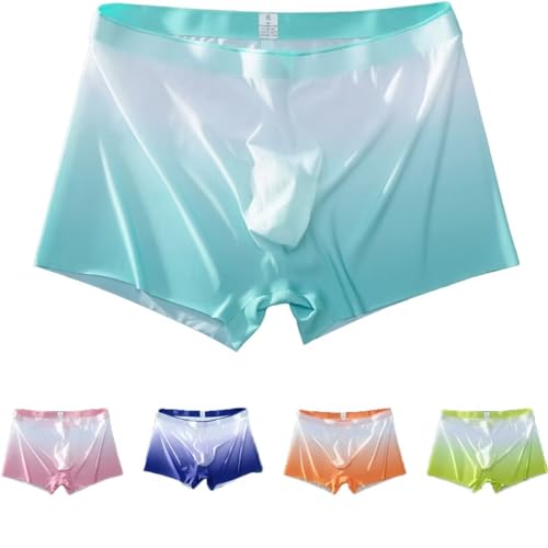 Faringoto Herren-Unterwäsche aus Eisseide, nahtlos, schnelltrocknend, atmungsaktiv, 5 Farben, Large von Faringoto