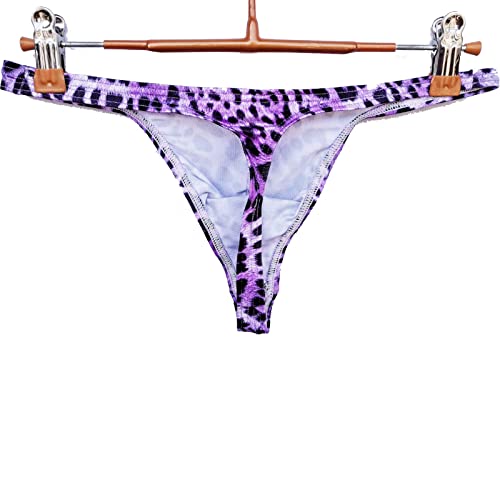 Faringoto Leopard Print Herren Tangas und Strings Low Rise Brief von Faringoto