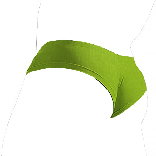 Faringoto Modal Gay Sexy Herren Höschen Slip Herren Unterhose Schnell Trocknen Slip Jockstrap, Grün 01, XL von Faringoto