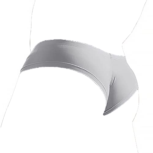 Faringoto Modal Gay Sexy Herren Höschen Slip Herren Unterhose Schnell Trocknen Slip Jockstrap, Weiß 02, S von Faringoto