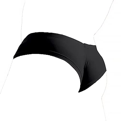 Faringoto Modal Homosexuell Sexy männer Höschen Slips Männer Unterhosen Schnell Trocken Slip Jockstrap, Schwarz 02, S von Faringoto