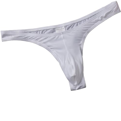Faringoto Nahtloser durchsichtiger G-String für Herren, T-String, Herren-Tanga, G-String, Mann mit G-String, Weiss/opulenter Garten, Large von Faringoto