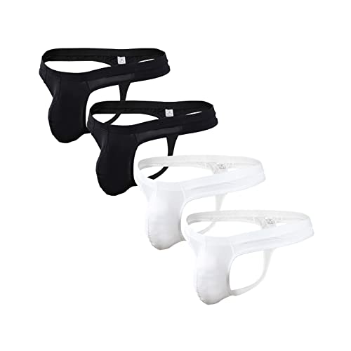 Faringoto Sexy Gay Herren Tanga Unterwäsche Fitnessstudio Nahtlos Männlich G-String Bikini T-Rücken Unterhose, 2black+2white, M Faringoto Sexy Gay Herren Tanga Unterwäsche Fitnessstudio Nahtlos Männlich G-String Bikini T-Rücken Unterhose, 2black+2white, M von Faringoto