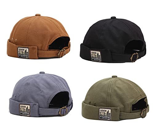 Faringoto Unisex Schirmmütze ohne Schirm, Matrosen-Schädelkappe, Beanies, 100-4 Farben, Einheitsgröße Faringoto Unisex Schirmmütze ohne Schirm, Matrosen-Schädelkappe, Beanies, 100-4 Farben, Einheitsgröße von Faringoto